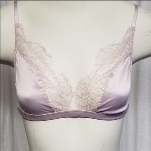 Victoria’s Secret satin bra.